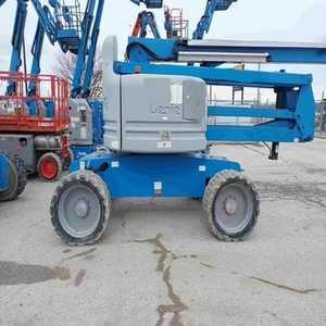 Plataforma Elevadora Hidráulica Eléctrica de Alta Resistencia con Movimiento Autopropulsado y Alcance Telescópico Articulado para Trabajos Aéreos Profesionales - Product Image 2