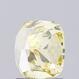 Diamant de laboratoire CVD certifié, taille coussin, jaune intense fantaisie, radiant, pierre précieuse en vrac de luxe, design de joaillerie fine Sparkle - Product Image 6