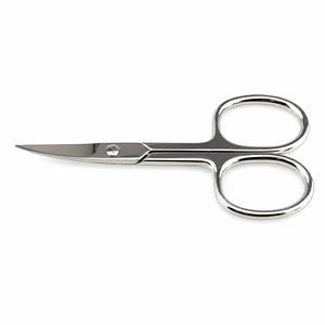 Stainless Steel Manicure <b>Nail</b> Care <b>Scissor</b> Straight Curved Blade Super Shiny Mirror Finish Customized Logo - Product Image 1
