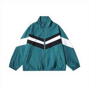 Veste coupe-vent pour homme de haute qualité, entièrement sublimée, tissu respirant, motif uni, fermeture éclair, imperméable, à prix raisonnable - Product Image 1