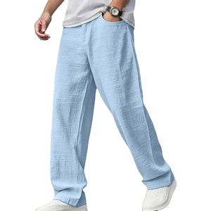 Pantalon de jogging cargo ample et surdimensionné pour homme, en molleton épais, multi-poches, en coton, style streetwear, personnalisable - Product Image 1