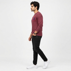Premium Fabric Comfortable Relaxed Fit Breathable Fit Perfect For Everyday Wear <b>Men</b> <b>Long</b> <b>Sleeve</b> T Shirt Casual Fashion <b>Top</b> - Product Image 3