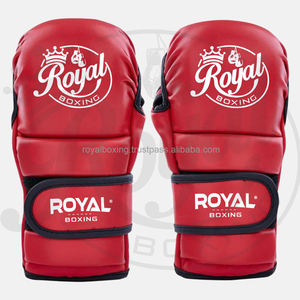 Guantes de Boxeo Híbridos de Cuero PU Duraderos para MMA, Equipo de Boxeo al por Mayor con Agarres Impermeables para Combate - Product Image 2