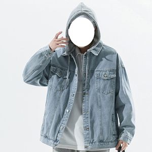 New Winter Clothing Men's <b>Think</b> Jacket For Autumn And Winter Denim Jacket Men 100% Cotton Made Denim Jacket - Product Image 4