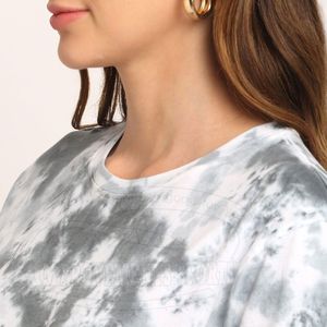 Camiseta Oversize de Algodón para Mujer, Ajuste Holgado, Manga Corta, Ropa Casual de Moda Urbana, Vestido Liso de Algodón para Mujer - Product Image 6
