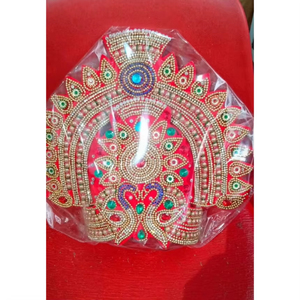 Corona de Acrílico Hecha a Mano, Elegante y Ligera, con Cristales de Imitación, para Ídolos Divinos, Uso Religioso en Templos, Festivales, Personalizable - Product Image 6