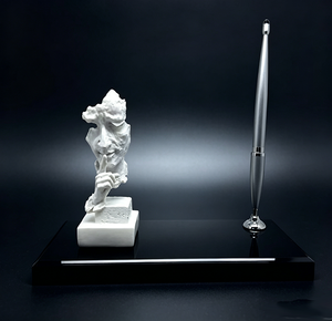 Small Order Metal <b>Pen</b> Resin Sculpture Crystal Base Stationery Office <b>White</b> Bring Art Home Sculpture <b>Pen</b> For Award - Product Image 1