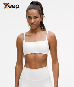 เสื้อชั้นในกีฬาโยคะคุณภาพสูงสำหรับผู้หญิง XEEP รุ่น XC-SB-149 แบบเรียบง่าย ระบายอากาศได้ดี สายปรับได้ แผ่นรองถอดออกได้ รองรับได้ดีเยี่ยม แห้งเร็ว - Product Image 1