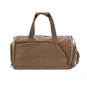 Canvas Gym <b>Bag</b> 20-35L Waterproof Foldable Sports Duffel Shoe Compartment Lightweight Adjustable Strap <b>Training</b> Travel Unisex - Product Image 3