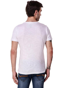 เสื้อยืดแขนสั้นสีขาวสำหรับทุกเพศ ขายส่ง ราคาโปรโมชั่น ผ้าฝ้าย 100% ป้องกันขนร่วง ระบายอากาศได้ดี สวมใส่สบาย หรูหรา เสื้อยืดผู้ชาย - Product Image 3