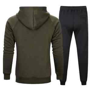 Ensemble jogging et sweat à capuche oversize en molleton de coton épais pour homme – Tenue de sport, streetwear personnalisé, entraînement, détente, sport d'hiver - Product Image 3