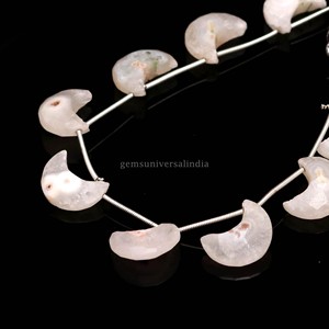 Cuentas de Cuarzo Solar Natural en Forma de Luna, 15MM 16MM, Cuentas de Piedras Preciosas Talladas a Mano, Cuentas de Luna Creciente, Hilos de 8 Pulgadas al por Mayor - Product Image 2