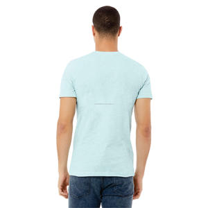 Camiseta Casual de Cuello Redondo para Hombre, 100% Algodón, Tejido de Punto, Tinte Liso, Manga Corta, Corte Regular, Ligera y Cómoda - Product Image 3