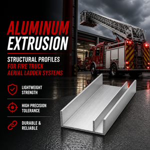 High Strength Aluminum Extrusion <b>Ladder</b> Components for Fire Engine Aerial Platforms - Product Image 3