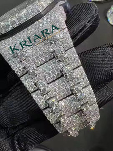 Reloj Cronógrafo de Lujo para Hombre de Alta Calidad con Caja de Piedras Preciosas, Correa de Acero Inoxidable, Movimiento Automático y Cristal Analógico - Product Image 3