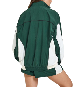 Custom Design Best Quality <b>Women</b> Stylish Woven Windbreaker <b>Jacket</b> Stand Lightweight Breathable Windproof Autumn <b>Summer</b> Nylon - Product Image 3