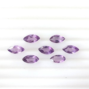 Piedras Preciosas Sueltas de Amatista Púrpura Natural, Corte Marquesa, 5x10mm, Calibradas y Facetadas, para Fabricación de Anillos, Joyería Fina, Venta al Por Mayor - Product Image 6