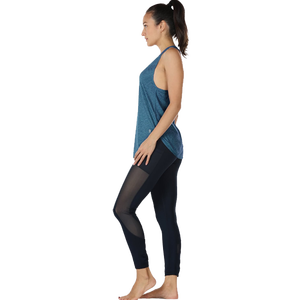 Custom Embroidery Logo High Stretch Crew Neckline Sleeveless Rib Knit Vest Gym Fitness Ribbed Tank <b>Top</b> for Women - Product Image 4