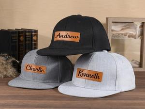 Casquette de baseball à visière plate en similicuir avec patch nominatif, personnalisable, en coton, réglable, pour l'été, unisexe, style snapback, Gorras Hat - Product Image 3