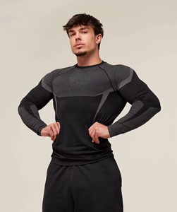 Compression Tops Gym T-Shirt Men Fitness Tight Rashguard Bodybuilding Sport Quick Dry Running Short Sleeve 180 Grams - Product Image 2