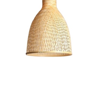 Lampe suspendue en rotin bon marché de luxe Abat-jour suspendus vintage Centres de table de luxe Corde en osier de jute Abat-jour suspendus pour l'extérieur - Product Image 1