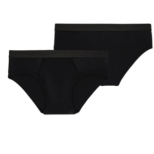 Calzoncillos bóxer cómodos para hombre al por mayor, transpirables, negros, con logotipo personalizado a rayas, ropa interior de punto, gran oferta, OEM, ropa interior masculina - Product Image 2