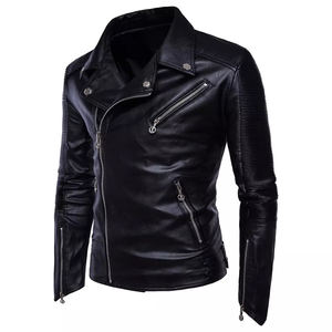 Chaqueta Safari de Cuero de Oveja Personalizada para Hombre, Estilo Utilitario con Capucha, Chaqueta de Cuero Safari de Lujo para Hombre con Capucha y Bolsillos Decorativos - Product Image 3