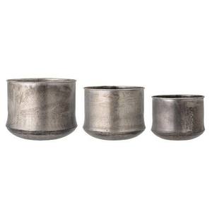 Pot de fleurs en métal de style nordique moderne avec support minimaliste pour plantes, jardinière décorative d'intérieur pour la maison, le bureau ou le balcon - Product Image 1