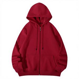 Mens Red Pullover <b>Hoodie</b> <b>Plain</b> Hooded Sweatshirt Casual Fleece <b>Hoodie</b> Kangaroo Pocket Long Sleeve Streetwear <b>Hoodie</b> - Product Image 5