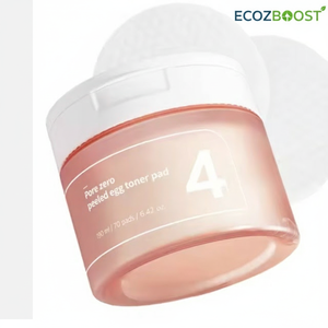 [COSMÉTICOS COREANOS] Discos de Algodón Tónicos No.4 Pore Zero Peeled Egg Toner 70 Unidades - Venta al por Mayor de Cosméticos Coreanos - Product Image 1