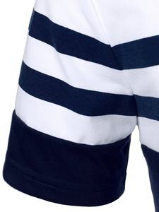 เสื้อโปโลชายแบบใหม่ขายส่ง ลายทาง แขนสั้น เสื้อโปโลชาย - Product Image 3