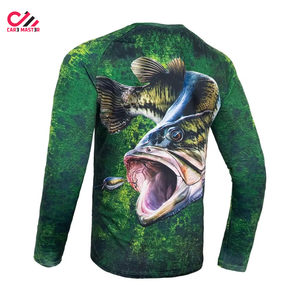 Camiseta de Pesca Personalizada de Manga Larga de Poliéster 100% de Secado Rápido de Alta Calidad, Proveedores Pakistaníes - Product Image 3
