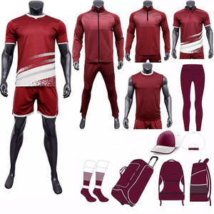 Custom Digital Print <b>Soccer</b> Uniform Set Breathable 100% Polyester Short Sleeve Team Name Number Printing Wholesale <b>Soccer</b> Kit - Product Image 2