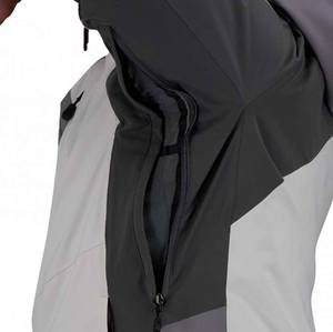 Chaqueta de Esquí Personalizada OEM para Hombre, Azul Marino y Blanca, Impermeable, Transpirable, con Cierre de Cremallera y Manga Larga - Product Image 4