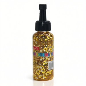 Colla Glitterata Ilan 60G Colore Oro Adesivo per Decorazioni Fai-da-Te - Product Image 1