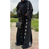 Nouvelle arrivée, abaya pour femmes musulmanes de haute qualité, respirante, sans couture, grande taille, style unique, abaya pour femmes