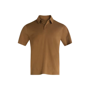 Camiseta de Golf Personalizada para Hombre, Manga Corta, Color Sólido, Tejido Transpirable, 100% Algodón, Corte Regular Informal - Product Image 1
