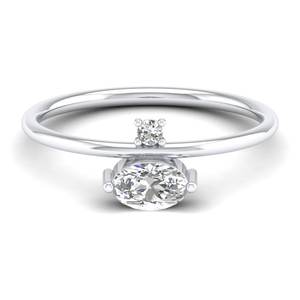 Anillo de Compromiso REYES de Plata de Ley 925 con Moissanita de Primera Calidad para Mujer, Precio al por Mayor, Certificado GRA, Joyería Fina - Product Image 5