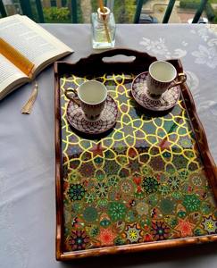 Plateau en bois imprimé pour baby shower, plateau en bois imprimé à thème pour présentation de cadeaux et de friandises, plateau de service en gros, étui de rangement - Product Image 6