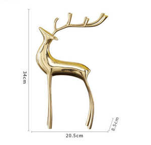 Adornos de Cobre Puro con Diseño Artístico Decorativo de Ciervo, Elegantes Adornos de Latón para Decoración del Hogar, Bodas, Dormitorios, Oficinas, Idea de Regalo, Venta al Por Mayor - Product Image 6