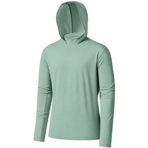 OEM ODM Printed UPF50 <b>Sun</b> Protection Men Fishing <b>Shirts</b> Waterproof Breathable Quick Drying With Hood Custom Bamboo Friendly - Product Image 2