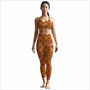 Ensembles de yoga extensibles pour femmes avec tissu respirant pour la gym, le fitness et le yoga. Ensembles de yoga confortables en 2 pièces pour femmes. - Product Image 1