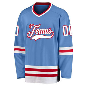 Dernier design, maillot de hockey sur glace sur mesure, taille adulte unisexe, respirant, 100% polyester, maille à séchage rapide, couleurs personnalisées, logo de haute qualité - Product Image 5