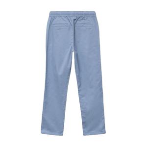 Pantalones Chinos Vintage de Pierna Recta para Niños con Cintura Elástica Ajustable, Color Azul Grisáceo Lavado, 100% Algodón - Product Image 5