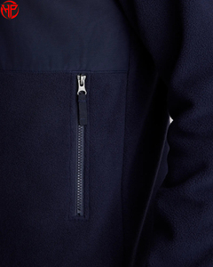 Veste softshell homme zippée, col montant, coupe-vent, respirante, pour randonnée et voyage, veste polaire homme - Product Image 4