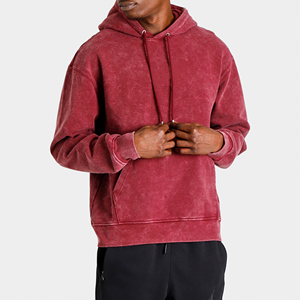Sudadera con Capucha de Alta Calidad con Lavado Ácido Personalizado, 100% Algodón, Hombros Caídos, Sudadera con Capucha Lavada al Ácido, Hecha en Pakistán - Product Image 1