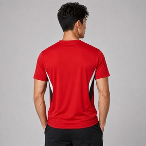 Camiseta de hombre con cuello en V, manga corta, ajustada, elástica, deportiva, para gimnasio, con envío y entrega. Camiseta de hombre con cuello en V. - Product Image 6