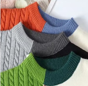 Sweat-shirt décontracté en molleton à double couche surdimensionné pour homme, avec boutons, tricoté, pour l'automne et l'hiver, idéal pour l'extérieur - Product Image 6