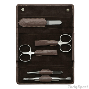 5-Piece Customized Professional Manicure Pedicure Set Stainless Steel <b>Nail</b> Cuticle Pusher Scissor 4-in-1 <b>Nail</b> Clipper Beauty - Product Image 3