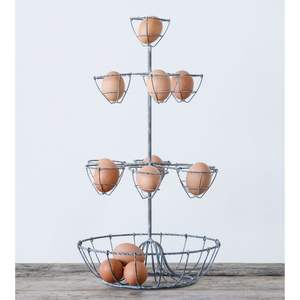 Support à œufs professionnel en fer pour le rangement en cuisine, offrant une construction durable et une organisation efficace des œufs - Product Image 4